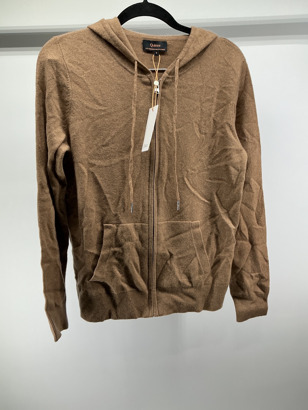 Mongolian Cashmere Full-Zip Hoodie